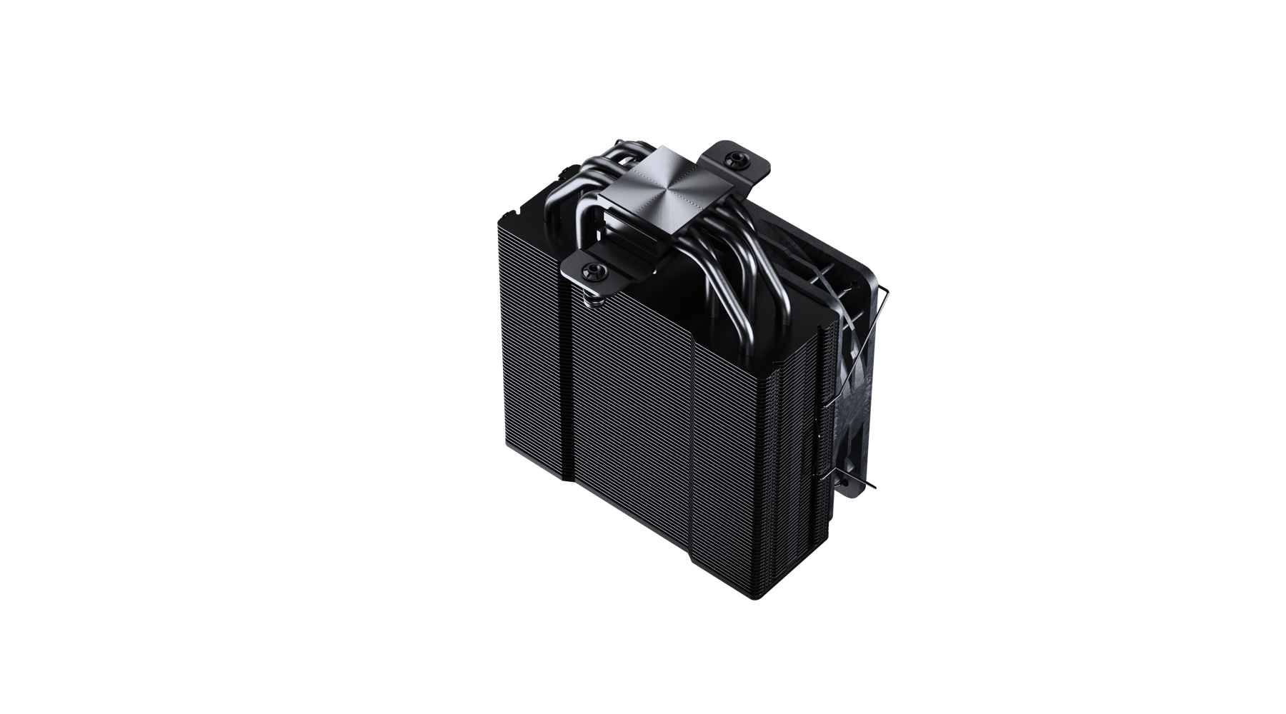 NT510 mounting base and heatpipe contact area