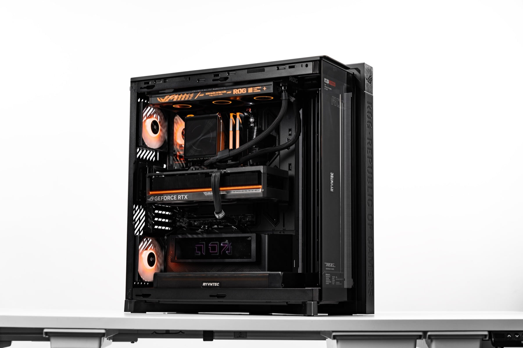AirJet installed in a complete high-end PC build